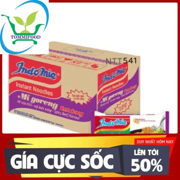 SỈ THÙNG 40 gói mì Trộn indo chính hãng date mới